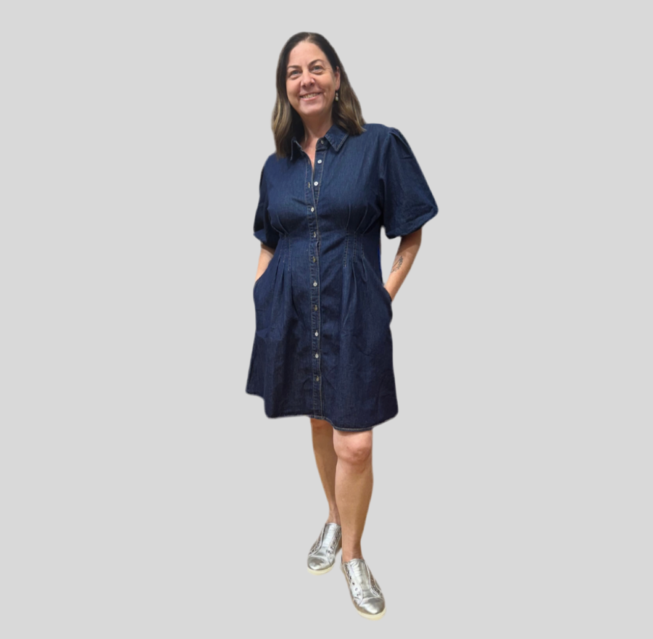 FIONA DENIM DRESS