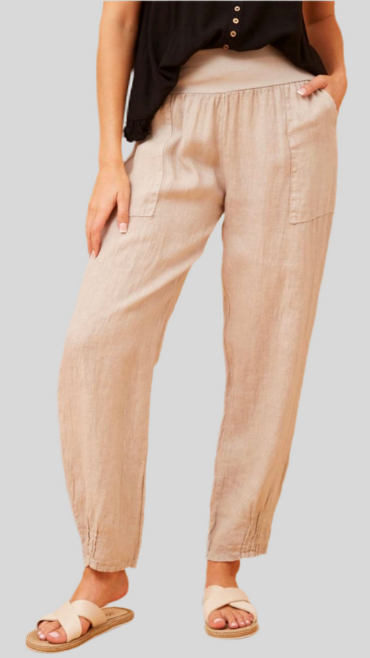 Ami Linen Pant