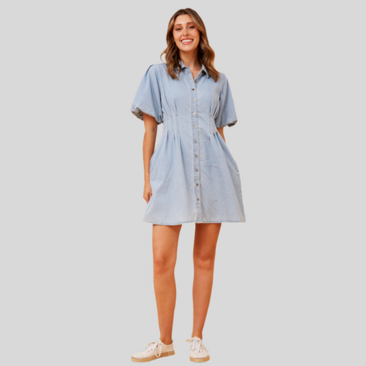 FIONA DENIM DRESS