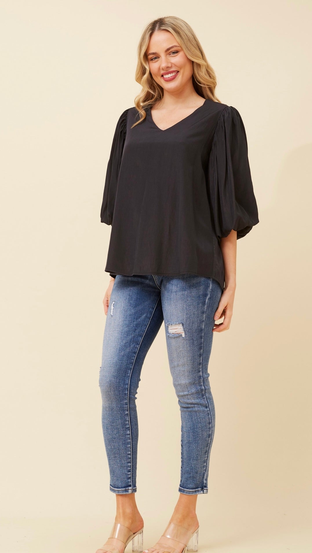 NETTI TOP BLACK