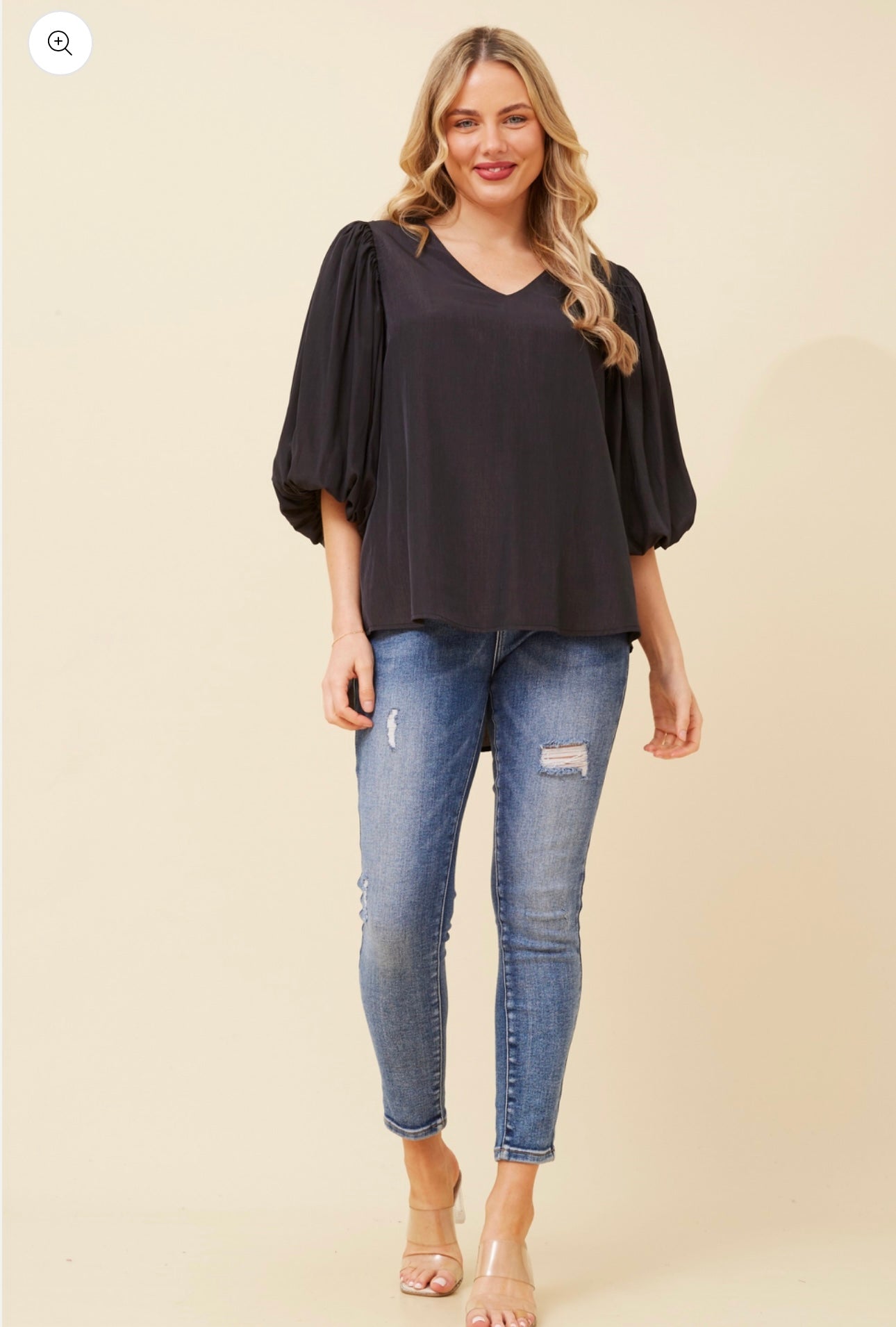 NETTI TOP BLACK