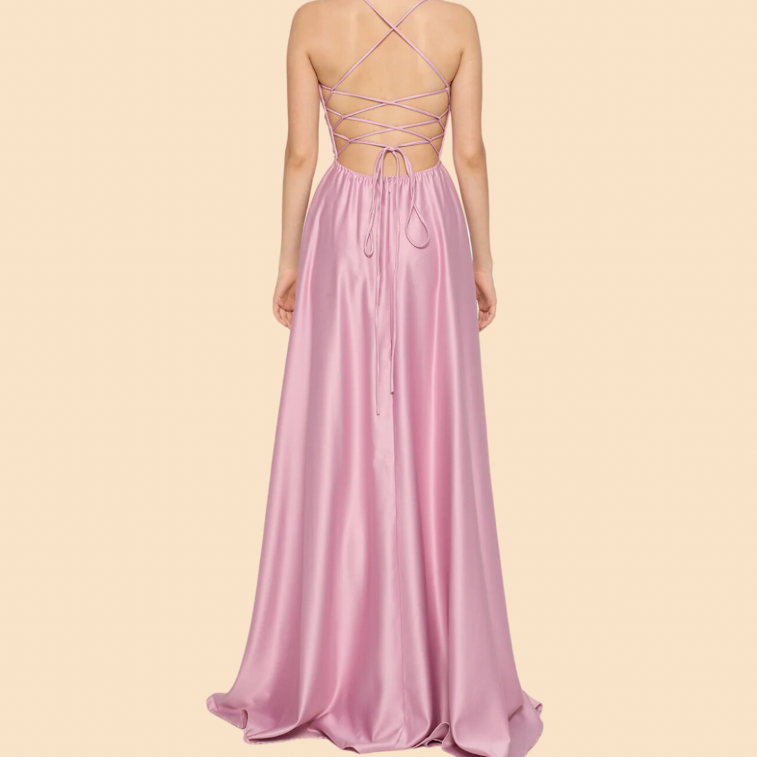 LW209P MARLIE SILK GOWN